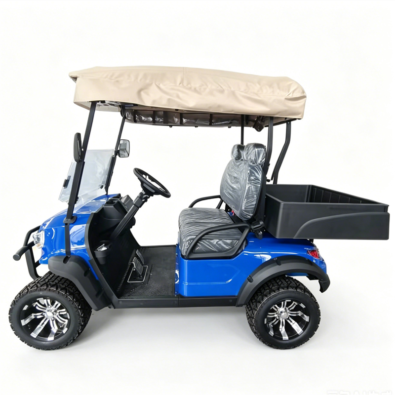 2座+车斗 蓝色 golf cart808.png 2座+车斗 蓝色 golf cart808.png